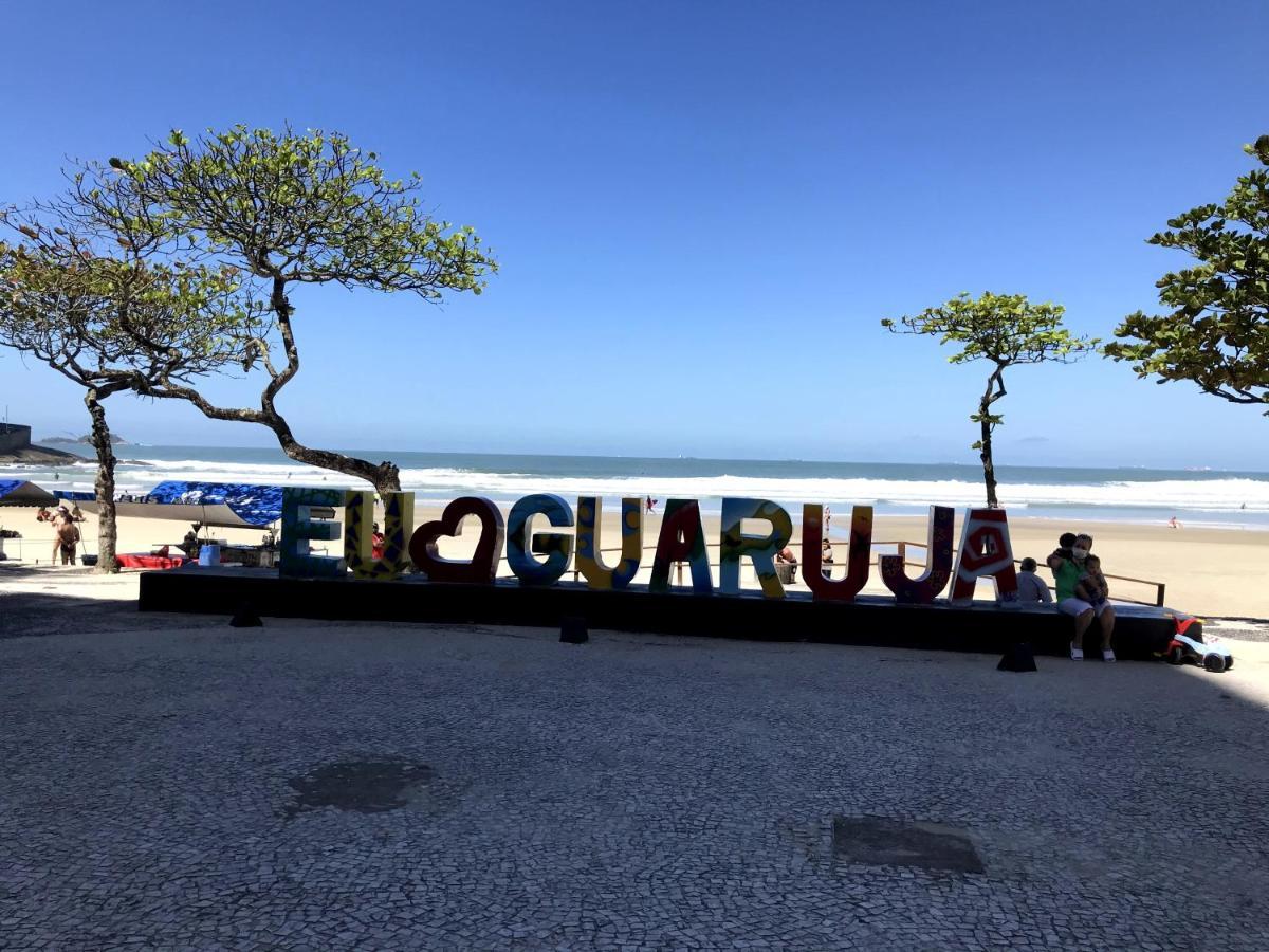 Apartmán Pitangueiras, Frente Ao Mar Com Servico De Praia Guarujá Exteriér fotografie