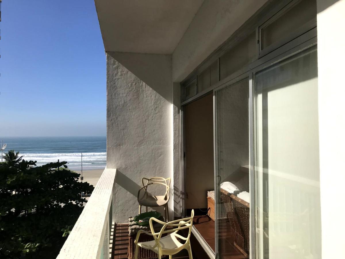 Apartmán Pitangueiras, Frente Ao Mar Com Servico De Praia Guarujá Exteriér fotografie